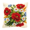 Image of Vervaco Poppies and Daisies Cross Stitch Kit