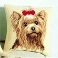 Image of Vervaco Yorkshire Terrier Cross Stitch Kit