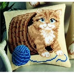Vervaco Kitten and Wool Cross Stitch