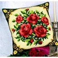 Image of Vervaco Pale Red Roses Cross Stitch Kit