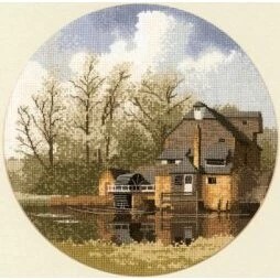 Image 1 of Heritage Water Mill - Aida Cross Stitch Kit