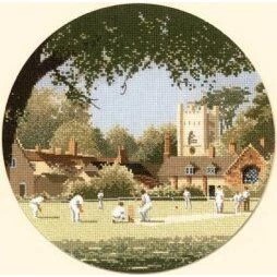 Image 1 of Heritage Sunday Cricket - Aida Cross Stitch Kit