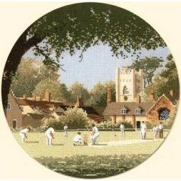 Heritage Sunday Cricket - Aida Cross Stitch Kit