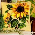 Image of Vervaco Sunflowers Latch Hook Kit