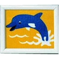 Image of Vervaco Dolphin Tapestry Canvas