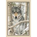 Image of Dimensions Wintry Wolf Cross Stitch Kit