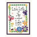 Image of Dimensions Live Life Embroidery Kit