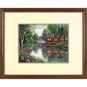 Image 1 of Dimensions Cabin Fever Cross Stitch Kit