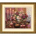 Image of Dimensions Romantic Floral Cross Stitch Kit