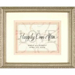 Dimensions Happily Ever After Wedding Sampler Cross Stitch Kit
