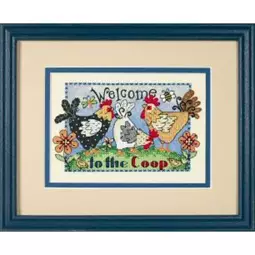 Dimensions Welcome To The Coop Cross Stitch Kit