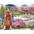 Image of Maia The Japanese Garden Cross Stitch Kit