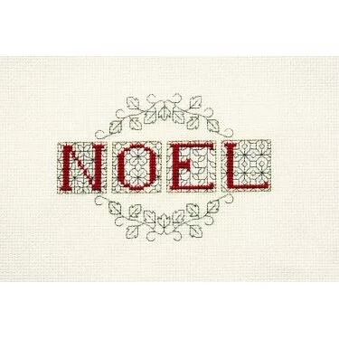 Image 1 of Derwentwater Designs Noel Christmas Card Making Christmas Cross Stitch Kit