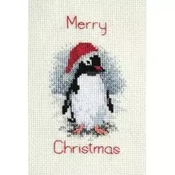 Image 1 of Derwentwater Designs Penguin Christmas Cross Stitch Kit