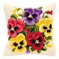 Image of Vervaco Pansy Posy Cross Stitch Kit
