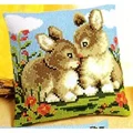 Image of Vervaco Rabbit Friends Cross Stitch Kit