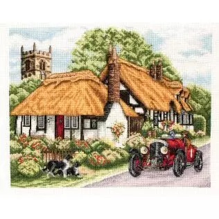 Image 1 of Anchor Village of Welford Cross Stitch Kit