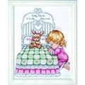 Image of Design Works Crafts Bedtime Prayer Girl Sampler Cross Stitch Kit