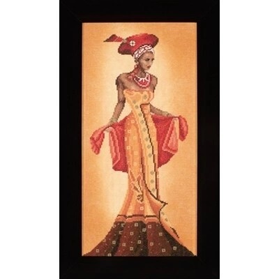 Image 1 of Lanarte African Fashion 1 Cross Stitch Kit