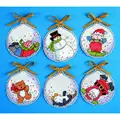 Image of Design Works Crafts Bubbles Ornaments Christmas Cross Stitch Kit
