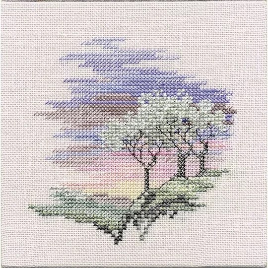 Image 1 of Derwentwater Designs Frosty Trees Cross Stitch Kit
