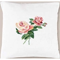 Image of DMC Roses Cushion Embroidery Kit