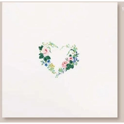 DMC Floral Heart Tablecloth Embroidery Kit