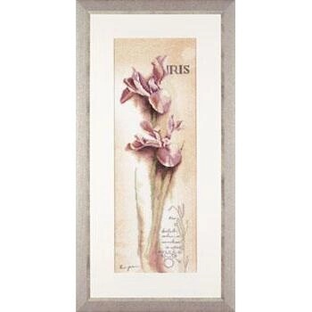 Image 1 of Lanarte Iris - Botanical Cross Stitch Kit