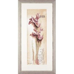 Lanarte Iris - Botanical Cross Stitch Kit