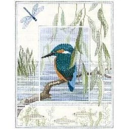 Derwentwater Designs Kingfisher Cross Stitch Kit