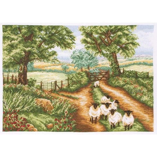 Image 1 of Anchor Down the Track Cross Stitch Kit