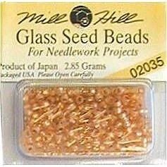 Image 1 of Mill Hill Seed Beads 02035 Shimmering Apricot