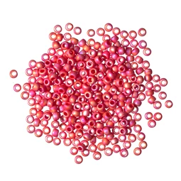 Seed Beads 03058 Mardi Gras Red