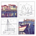 Image of Heather Anne Designs French Harbour Cross Stitch Kit