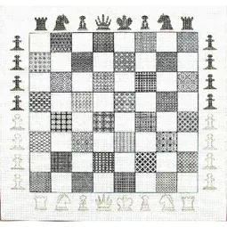 X-Calibre Designs Chess Board (Aida) Cross Stitch Kit