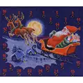 Image of Permin Delivering Presents Advent Christmas Cross Stitch Kit