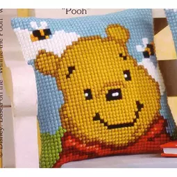 Vervaco Winnie the Pooh Cushion Cross Stitch Kit