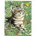 Image of Margot Cat in the Garden Tapestry Kit