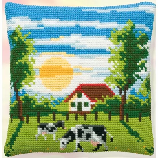 Image 1 of Pako Dairy farm Cross Stitch Kit