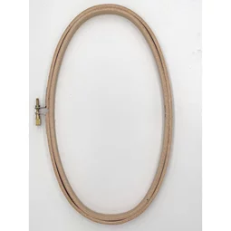 Large Oval embroidery hoop. 8 x 12 inch embroidery hoop. Oval enbroidery  hoop. Wooden embroidery hoop.