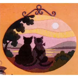 Anchor Cats Sunset Long Stitch Kit