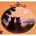 Image of Anchor Cats Sunset Long Stitch Kit