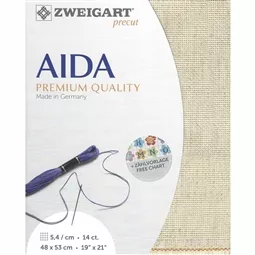 Zweigart Aida - 14 count - 54 Rustico (3279) Fabric