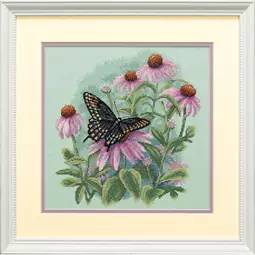 Dimensions Butterfly and Daisies Cross Stitch Kit