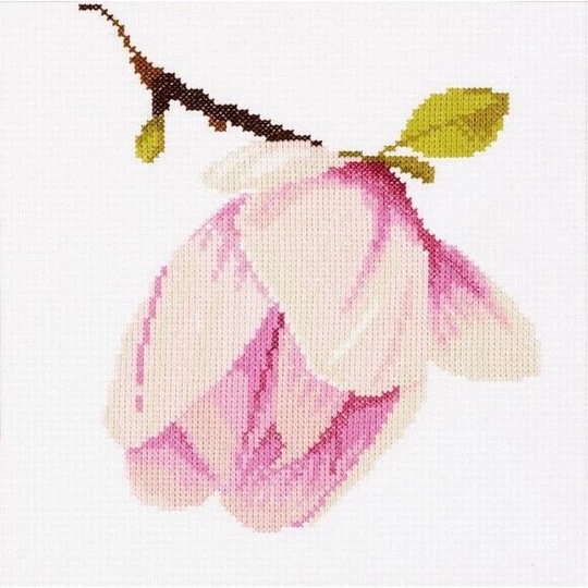 Image 1 of Lanarte Magnolia - Evenweave Cross Stitch Kit