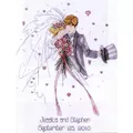 Image of Design Works Crafts Wedding Couple Cross Stitch Kit