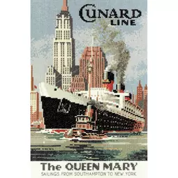 Heritage The Queen Mary - Aida Cross Stitch Kit