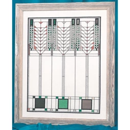 Barbara Thompson Art Deco Firescreen - 14 Count Green Cross Stitch Kit