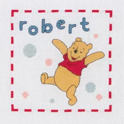 Anchor Pooh Name Sampler Cross Stitch Kit