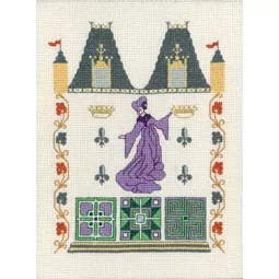 Barbara Thompson Medieval Lady - Aida Cross Stitch Kit